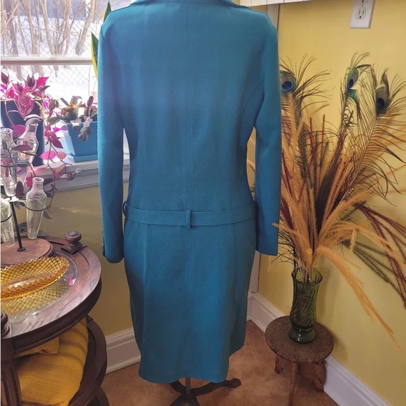 Vintage1960 Handmade Wool dress drop waist belt Bust 36"Waist 32" Hips … - Picture 2 of 4